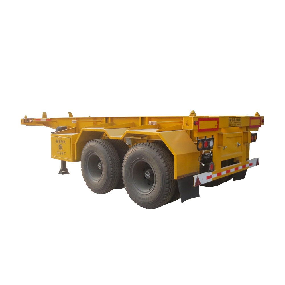 2-Achs-ISO 20-Fuß-Skelett-Container-Sattelauflieger