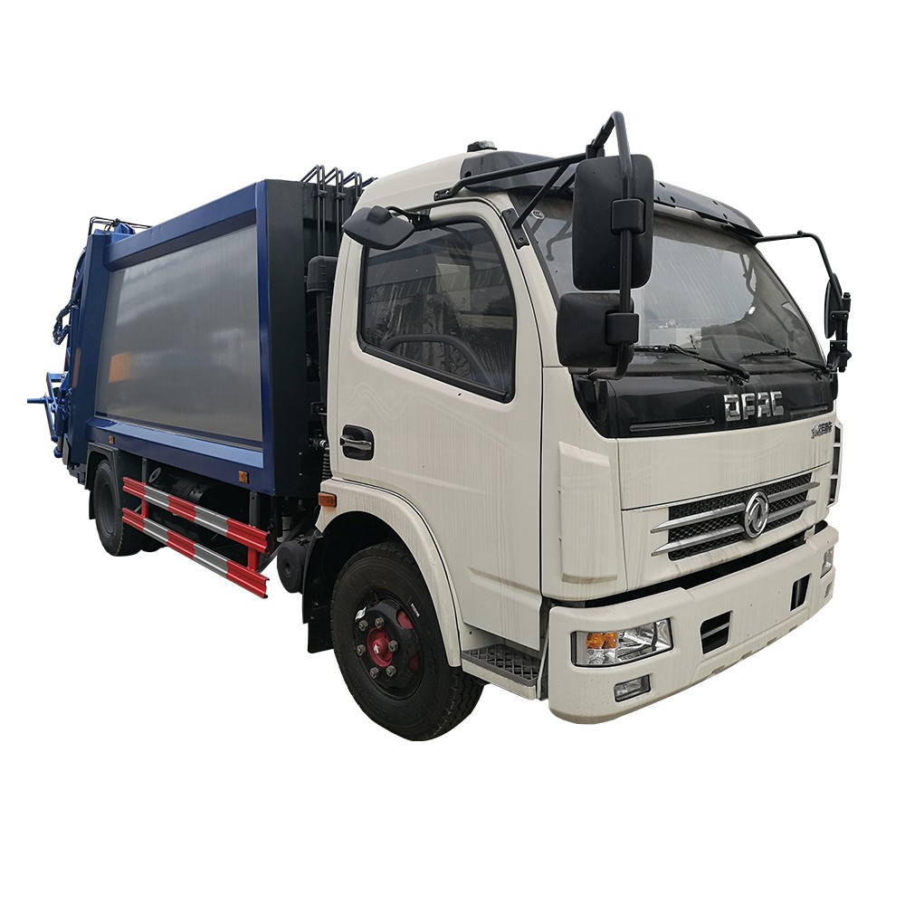 Dongfeng 8 M3 Truk Pemadat Sampah Loader Belakang