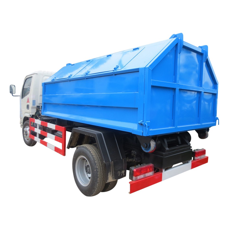 Dongfeng 3 Ton Bin Lifter Sampah Truck