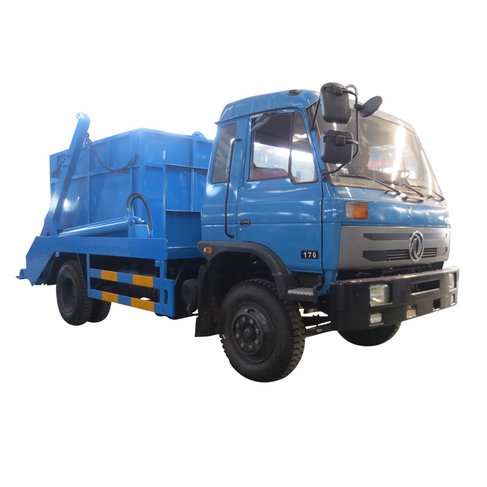 Dongfeng Lewati Truk Sampah Loader